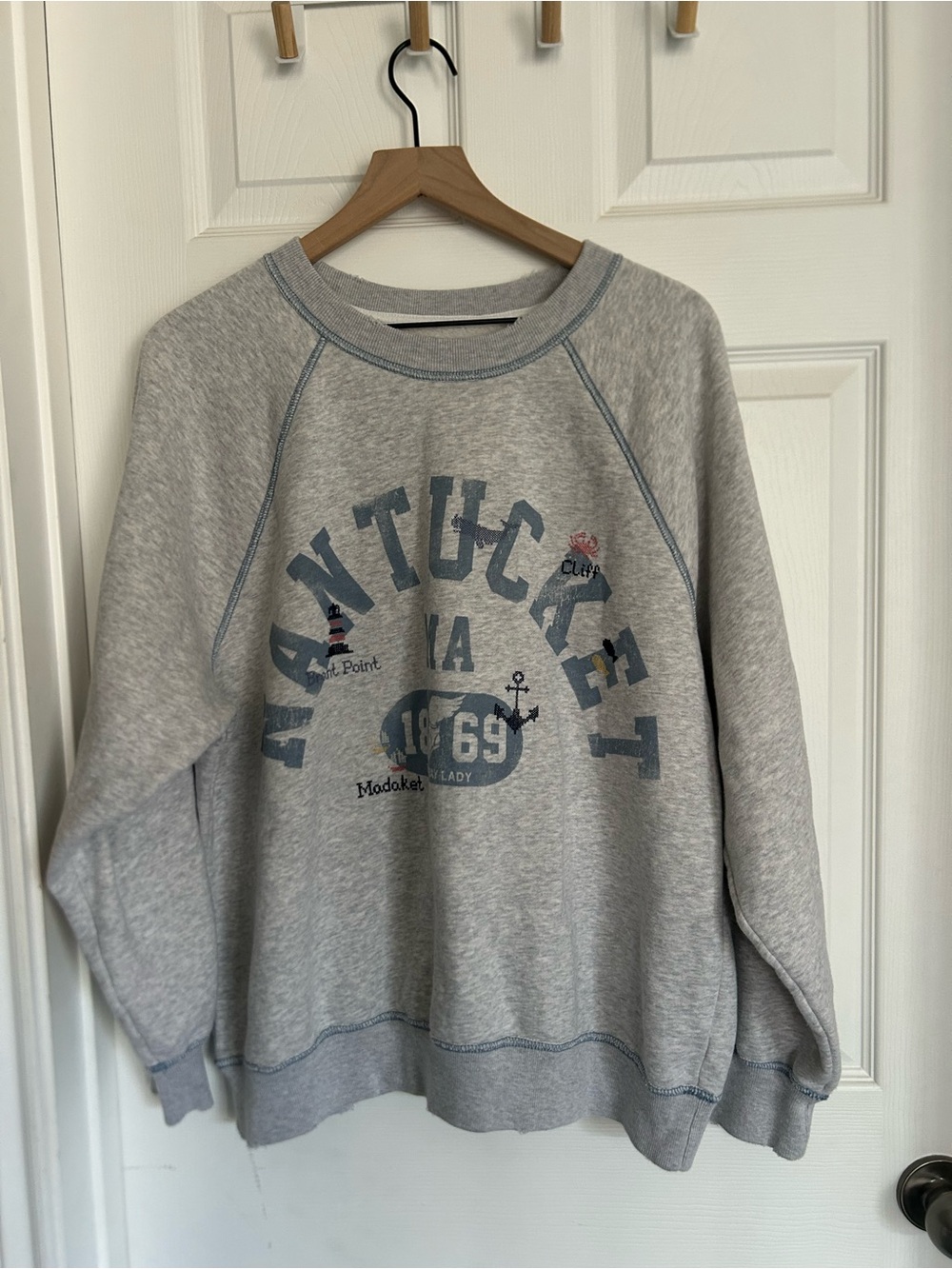 Abercrombie & Fitch Nantucket Sweatshirt XL EUC